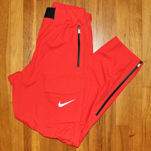 Nike Pro Elite Storm-Fit ADV Podium Track & Field Pants Mens M Red - Picture 1 of 8